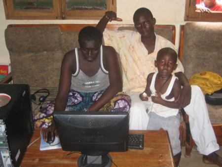 moi azou et mo petite fils